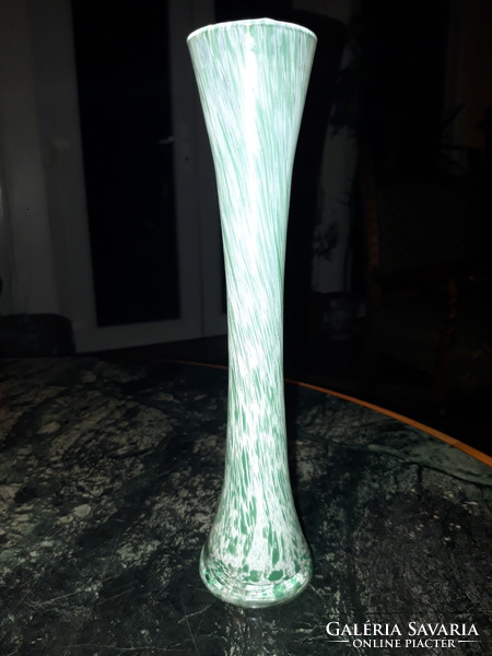 Murano- i zöld váza - 26 cm