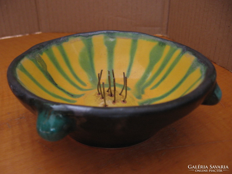 Retro applied arts company poke ikebana bowl 1271