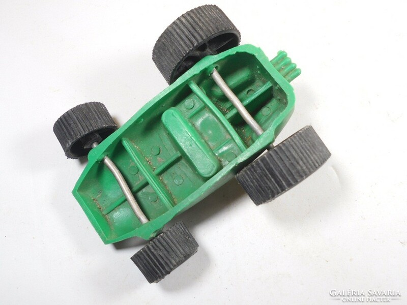 Retro játék műanyag versenyautó autó
