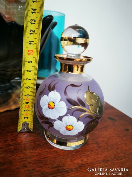 Floral perfume bottle