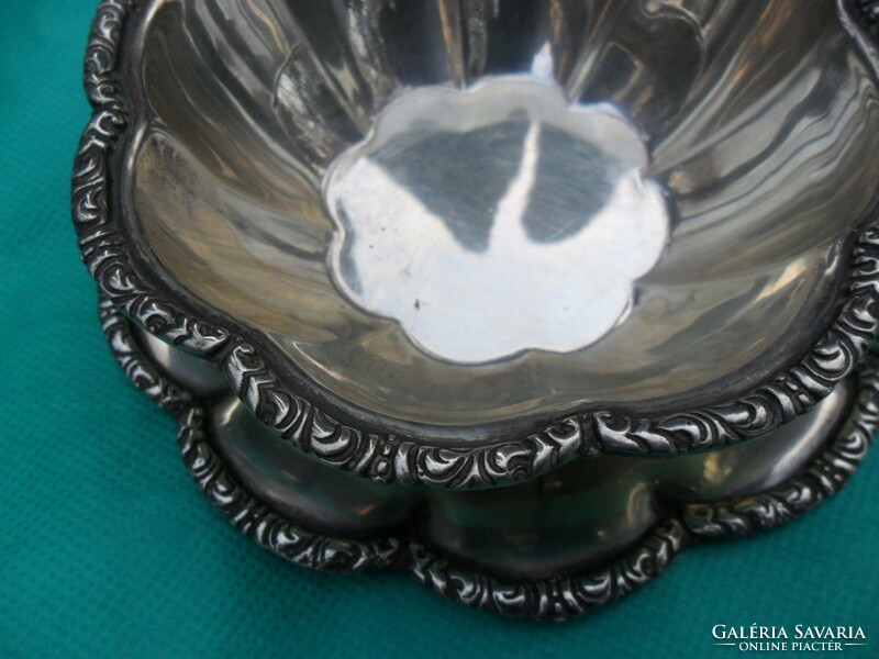Egyptian silver bowl with bottom