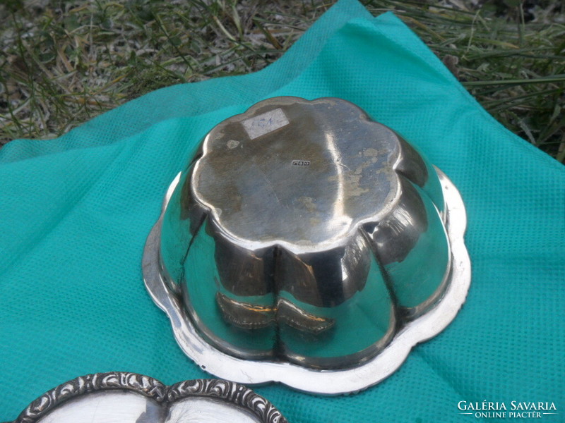 Egyptian silver bowl with bottom