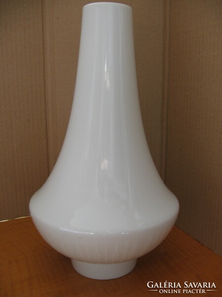 Retro Op art Scherzer porcelán fehér váza