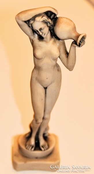 Coventina, the goddess of the waters, with a jar on her shoulder - 23 cm high figurine