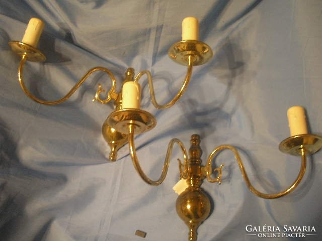 N23 deer 3-branch chandelier + set with 2 components in one bedroom for sale in nice condition