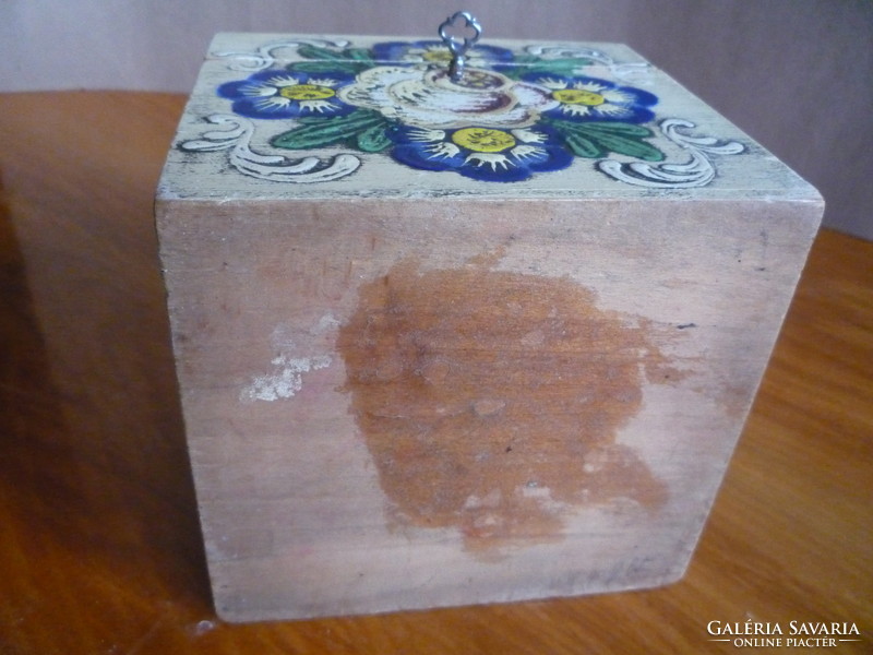 Folk wooden box.
