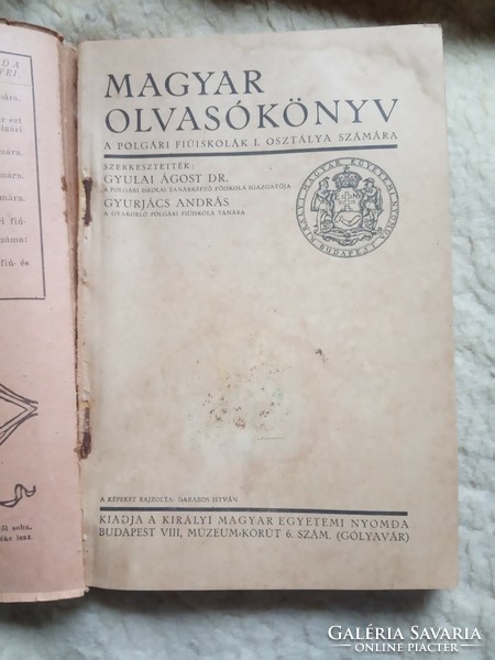 Magyar olvasókönyv 1926  !!
