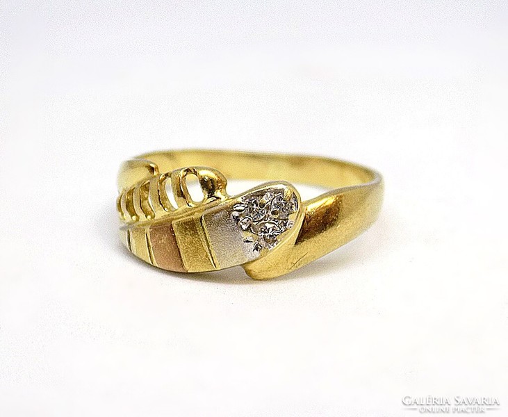 Tricolor arany gyűrű (ZAL-Au112240)