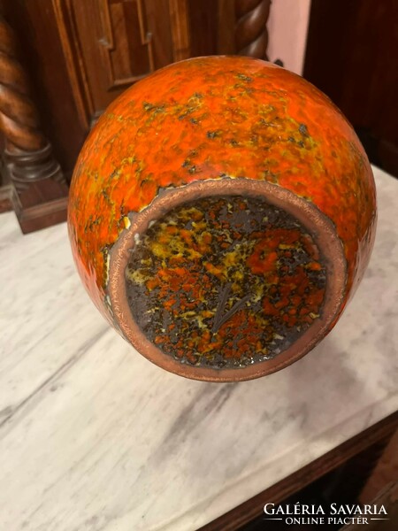 Retro narancssárga váza