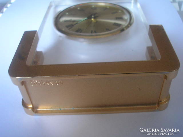 N 35 luxury Japanese rhythm mechanical gilded case accurate table clock rarity