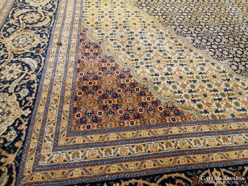 Original Mahi Tabriz Iranian hand-knotted wool Persian rug 193x320cm