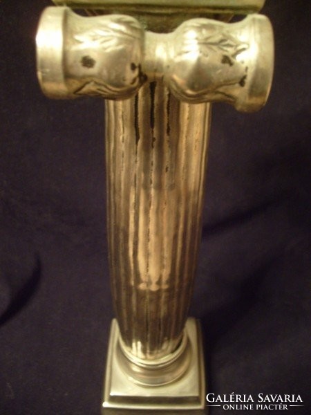 M1-12 e4 Doric, ion column candlestick rarity 32.5 cm silver plated 1578 gr