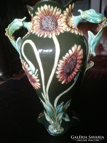 Art Nouveau majolica vase! /37cm!/