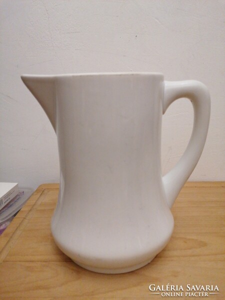 Zsolnay white porcelain jug