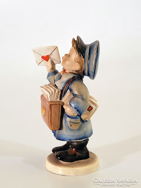 Hummel Postman Boy | love letter porcelain boy figurine courier