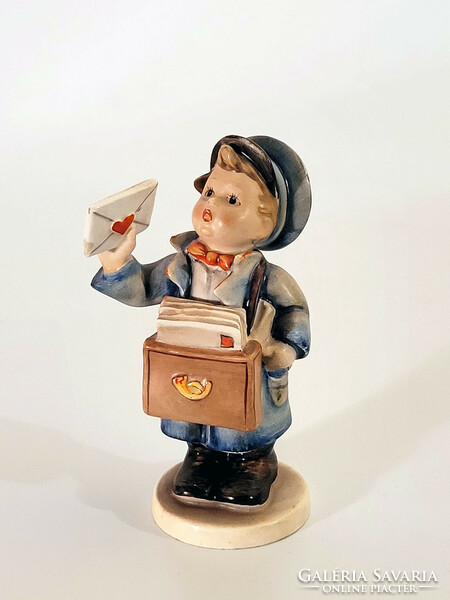 Hummel Postman Boy | love letter porcelain boy figurine courier