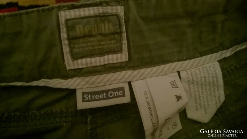 Dennis street one men's blue jeans with belt, 7 pockets, jeans quality eu 40
