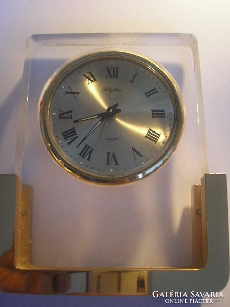 N 35 luxury Japanese rhythm mechanical gilded case accurate table clock rarity