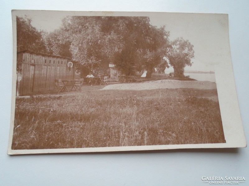 D192316 Régi fotó  Dunakanyar?   Strand  ca 1910