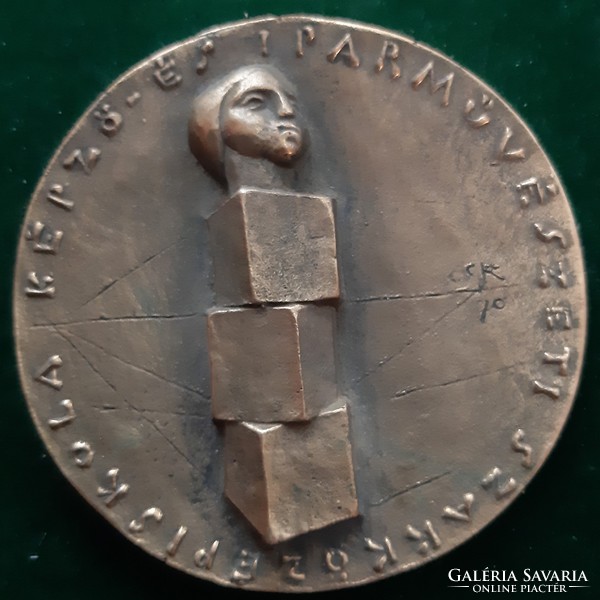 Róbert Csíkszentminályi: medal of fine and applied arts 1970