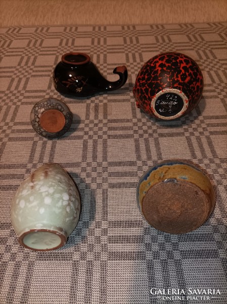 Kerámia mini váza / hamutartó / kancsó
