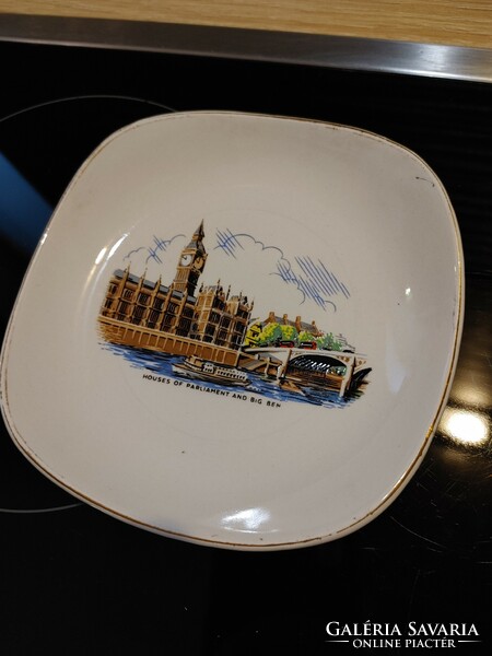 Angol Parlament Bigben  porcelán tálka