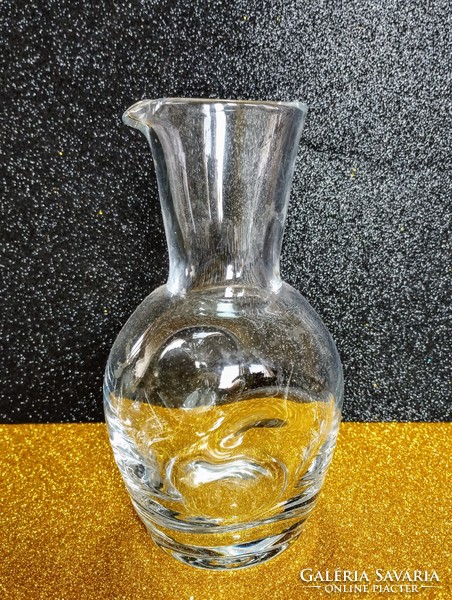 Small thick-walled glass jug