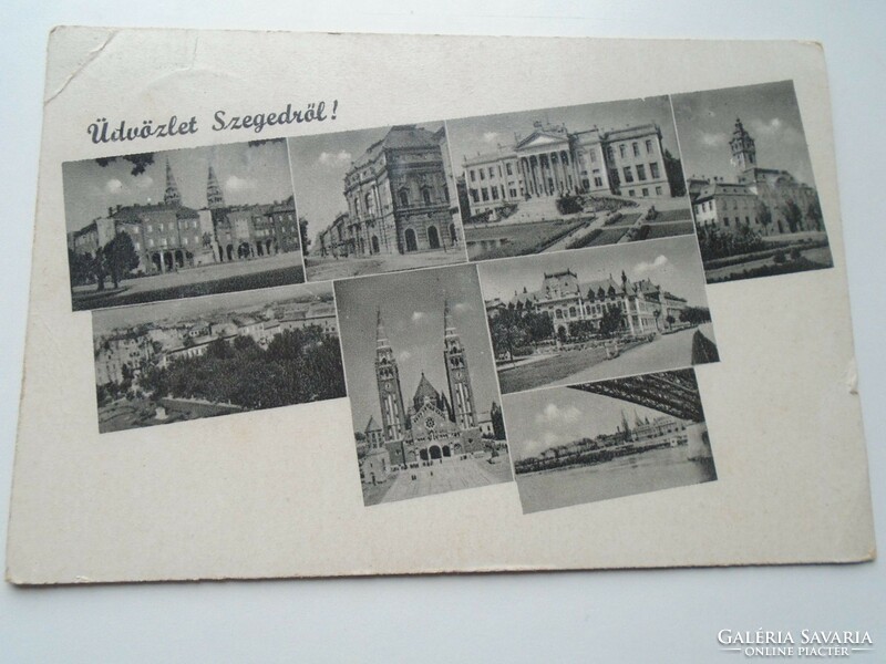 D192375 old postcard - Szeged 1940s