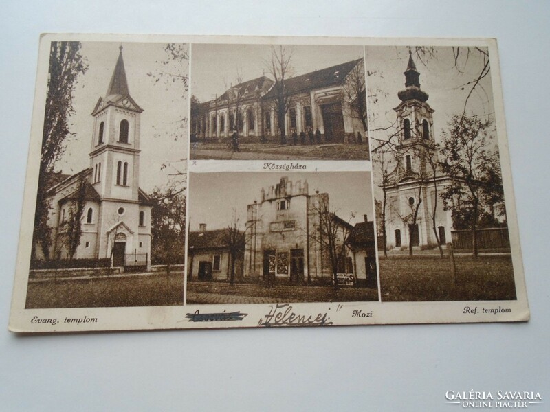 D192358 old postcard - decay - mobile mail 1938k - ludvig gabriella gyula