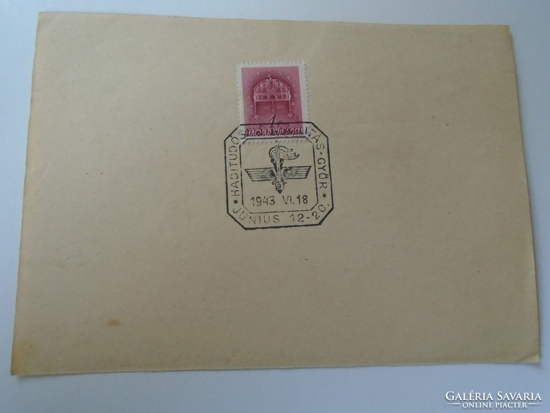 D192475   Alkalmi /reklám  bélyegzés Haditudósító Kiállítás a Vigadóban 1943
