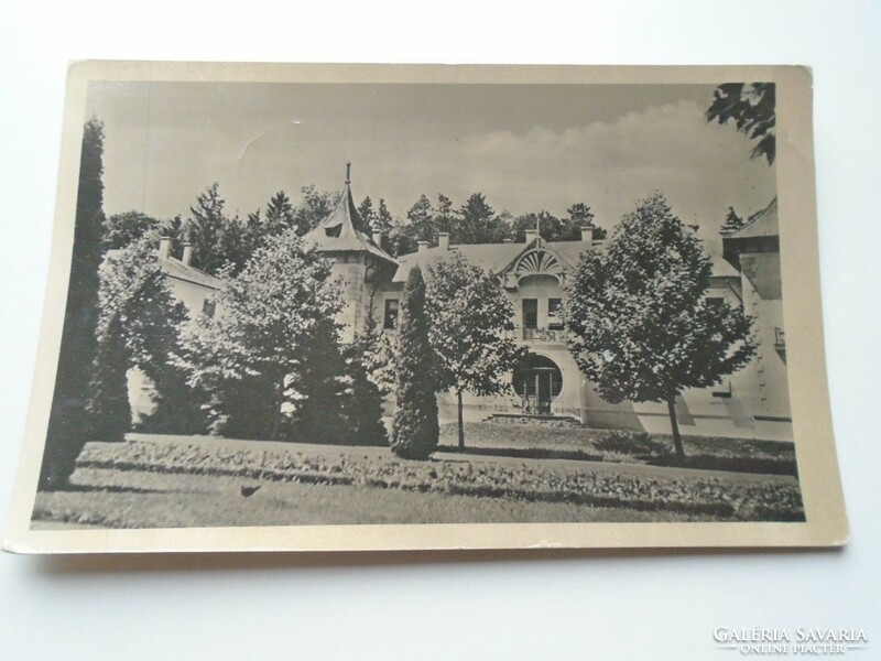 D192389  Régi képeslap -Hévíz Gyógyfürdő - György ház 1940's