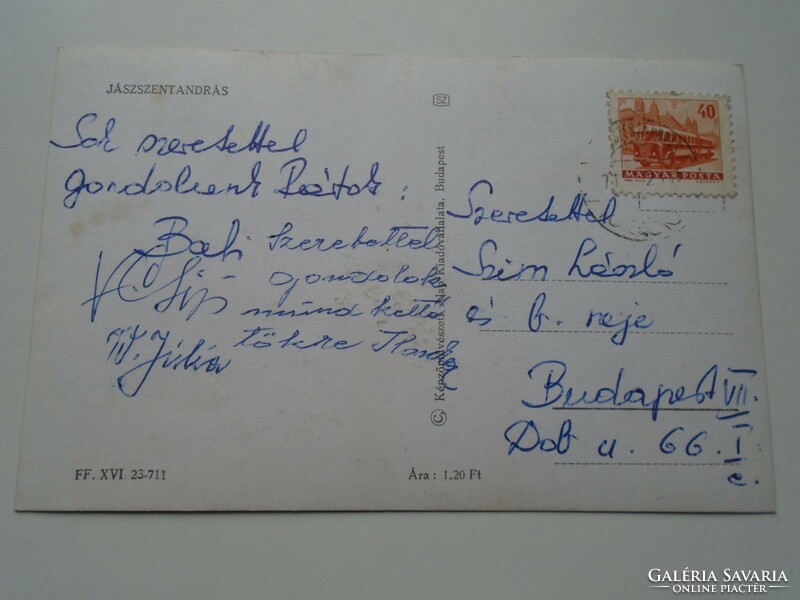 D192409 old postcard - Jászszentandras