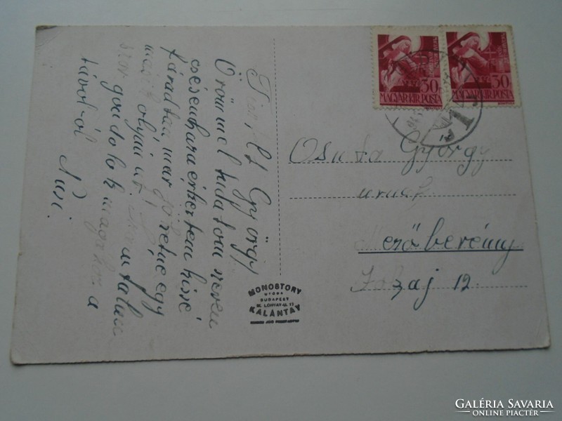 D192375 old postcard - Szeged 1940s