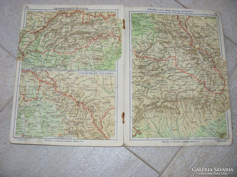 Geographical school atlas of the 1942 edition i. Booklet high school 1.O.
