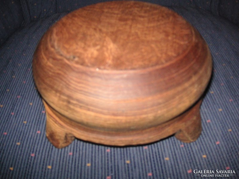 African wooden carved dish