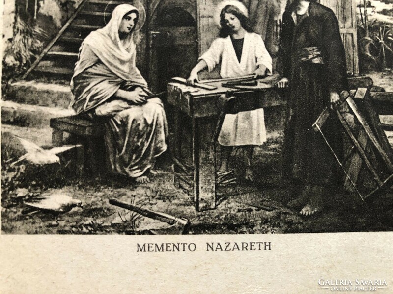 Antique Nazareth - Palestine postcard -2.