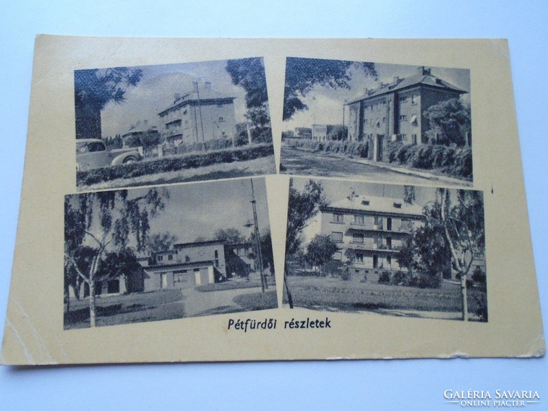 D192400 old postcard - Pétfürdő 1957
