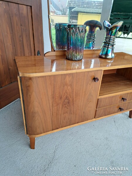 Beautiful mid-century mirrored hall cabinet wardrobe chest of drawers TV stand furniture sideboard