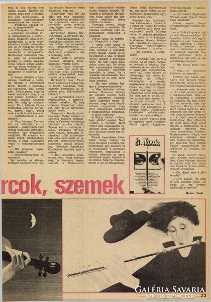 Szyksznian Wanda (1948-): Tótágas, filmplakát, moziplakát, 1976