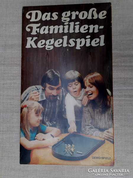 Retro well-maintained board game skill game with rules in German language