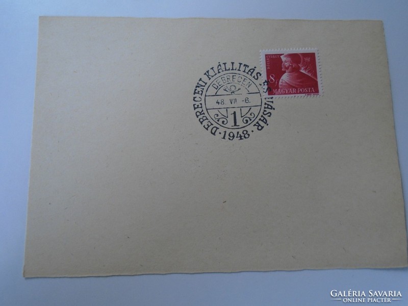 D192520  Alkalmi bélyegzés -Debrecen - Debreceni Kiállítás és Vásár 1948