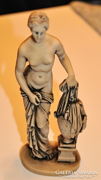 Female nude with amphora - small sculpture
