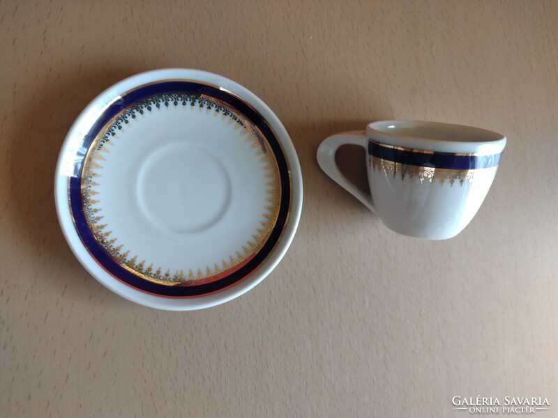 1 darab Zsolnay kávéspohár tányérral