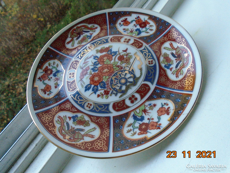 Eiwa kinsei Imari gold brocade hand-painted Japanese plate