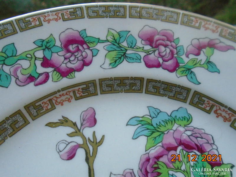 1930 Maddock decorative oriental flower patterned English plate