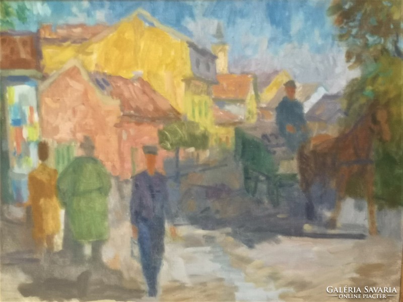 Miklós Göllner (1902 - 1977) Szentendre c. Your painting with an original guarantee!