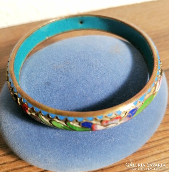 Cloisonne bracelet genuine vintage jewelry