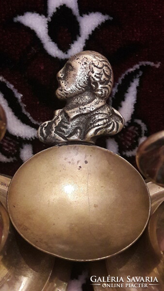 Profile copper candle holder set (m3195)