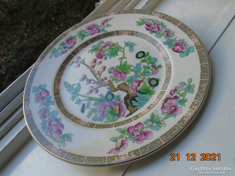 1930 Maddock decorative oriental flower patterned English plate