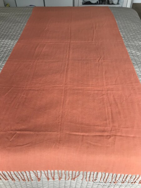 Kashmir sál sárgarépa színben, 180 x 77 cm